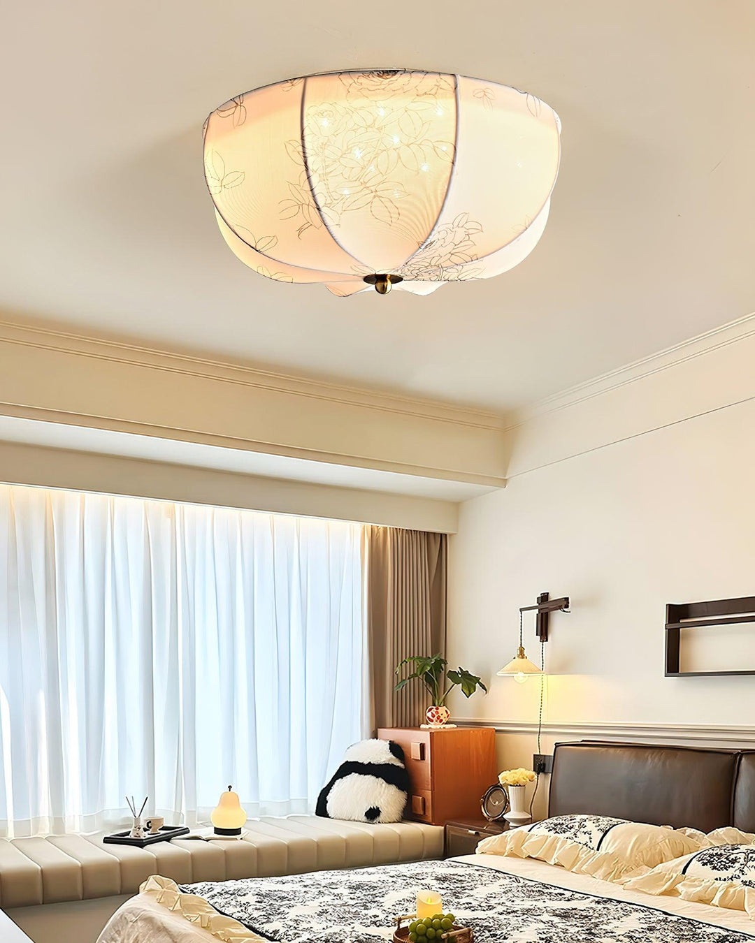 Ilvara Premium Nordic Art Tissu Plafonnier - Neutralighting