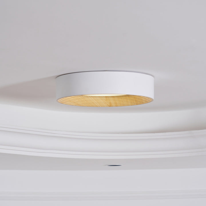 Solara Plafonnier Bois Anneau Minimaliste Réglable - Neutralighting
