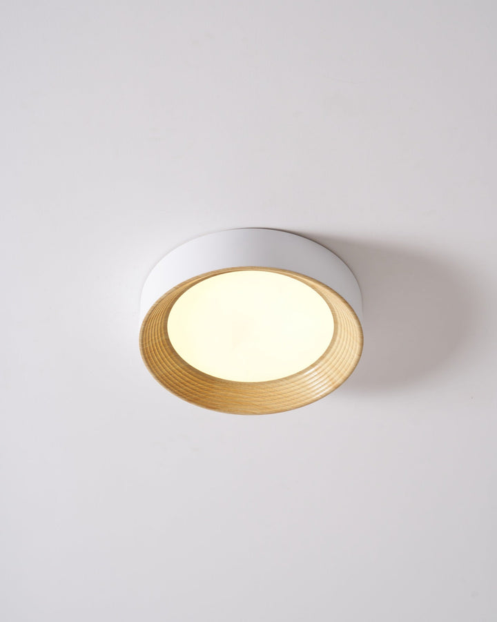 Solara Plafonnier Bois Anneau Minimaliste Réglable - Neutralighting
