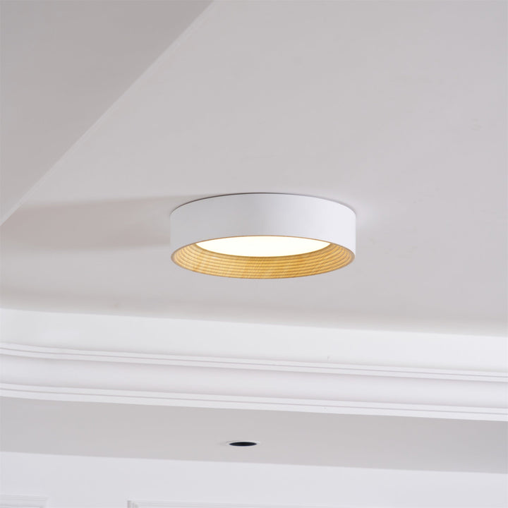 Solara Plafonnier Bois Anneau Minimaliste Réglable - Neutralighting