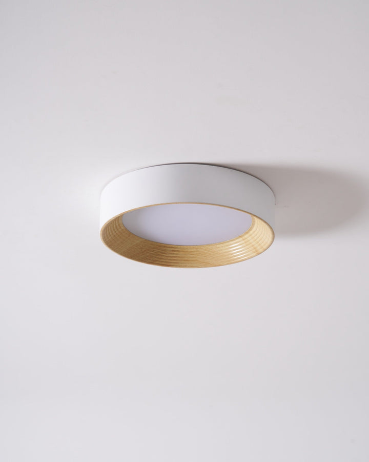 Solara Plafonnier Bois Anneau Minimaliste Réglable - Neutralighting