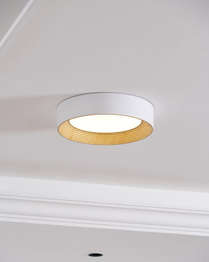 Solara Plafonnier Bois Anneau Minimaliste Réglable - Neutralighting