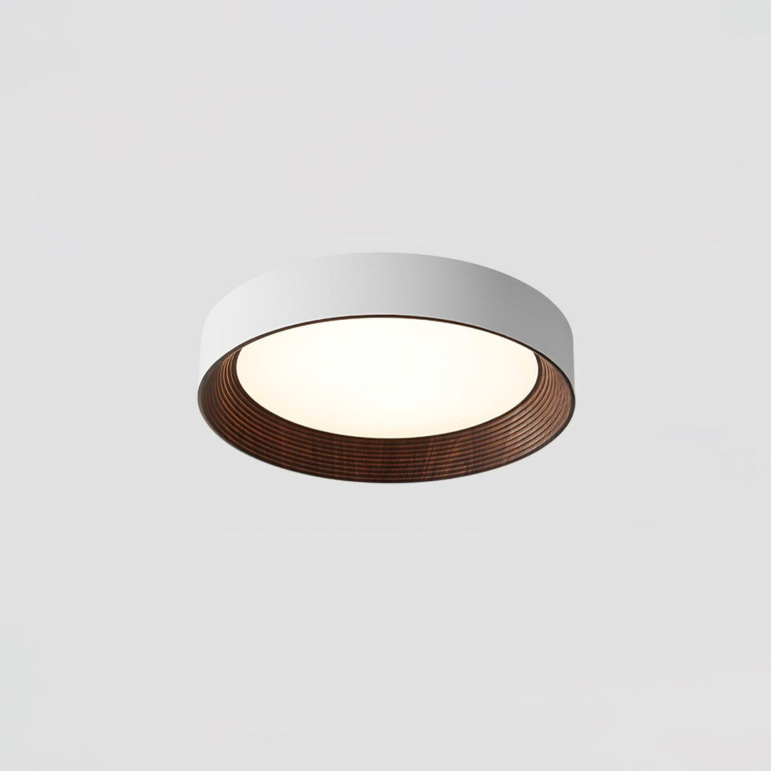 Solara Plafonnier Bois Anneau Minimaliste Réglable - Neutralighting