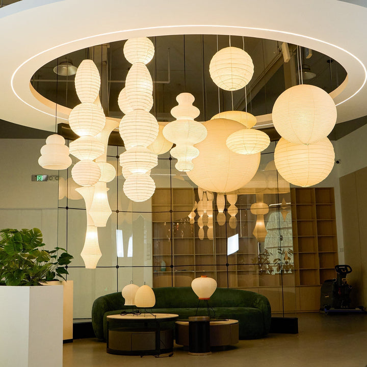 Solara Lampe Pendante en Papier Minimaliste - Neutralighting
