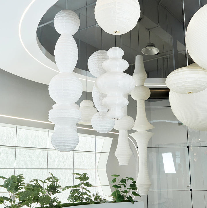 Solara Lampe Pendante en Papier Minimaliste - Neutralighting