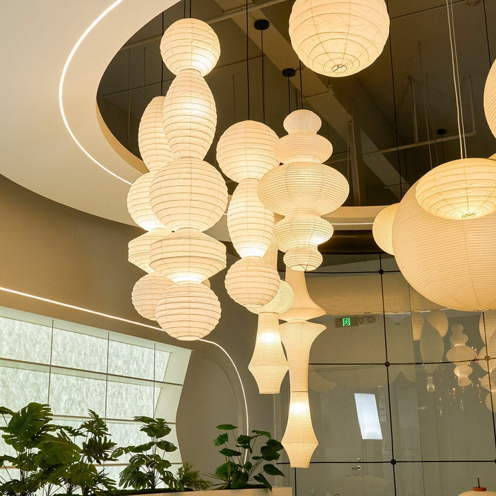 Solara Lampe Pendante en Papier Minimaliste - Neutralighting