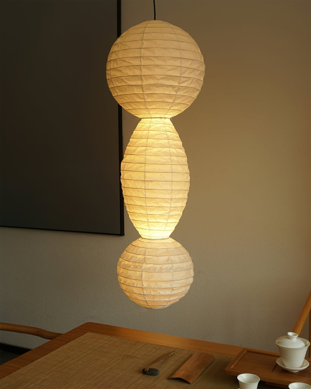 Solara Lampe Pendante en Papier Minimaliste - Neutralighting