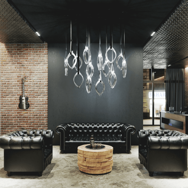 Ivvyne Lustre Moderne et Élégant en Verre - Neutralighting