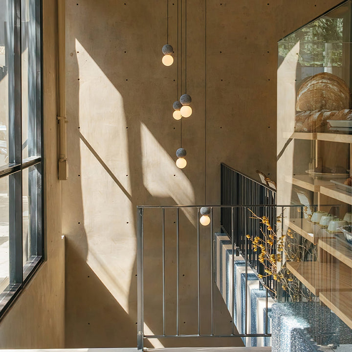 Solvicen Suspension Minimaliste en Ciment - Neutralighting