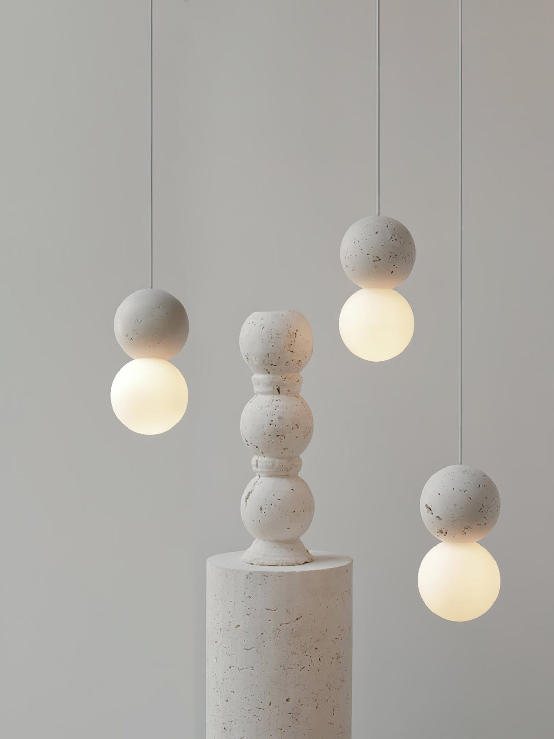 Solvicen Suspension Minimaliste en Ciment - Neutralighting