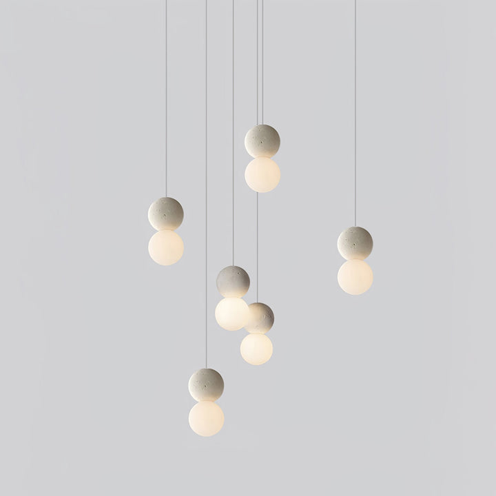 Solvicen Suspension Minimaliste en Ciment - Neutralighting