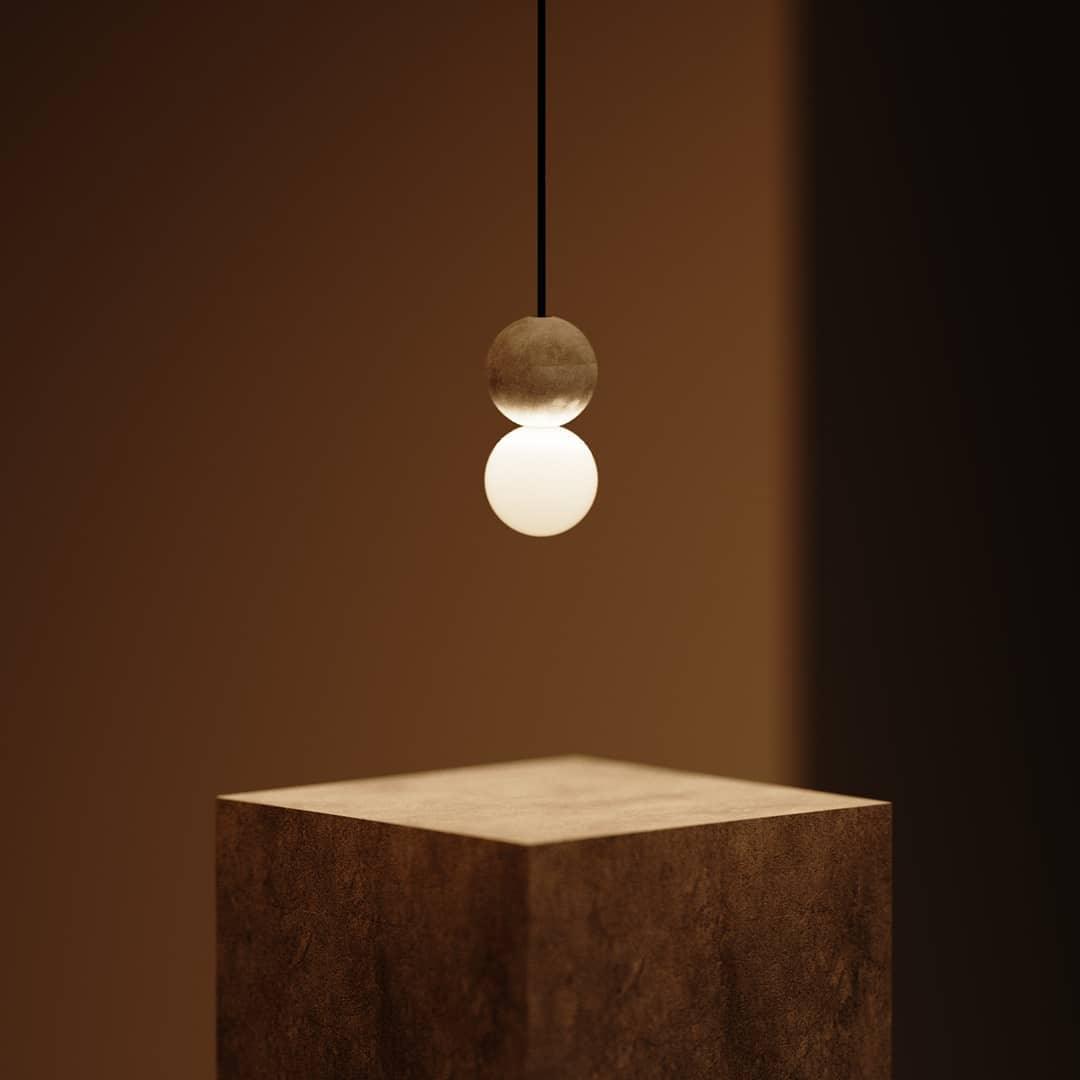 Solvicen Suspension Minimaliste en Ciment - Neutralighting
