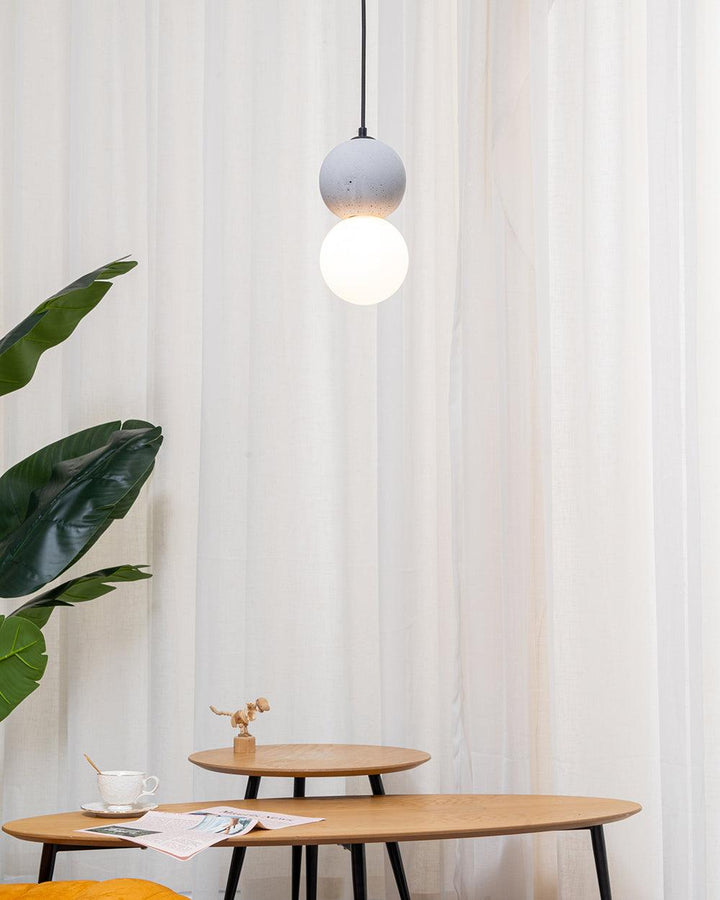 Solvicen Suspension Minimaliste en Ciment - Neutralighting