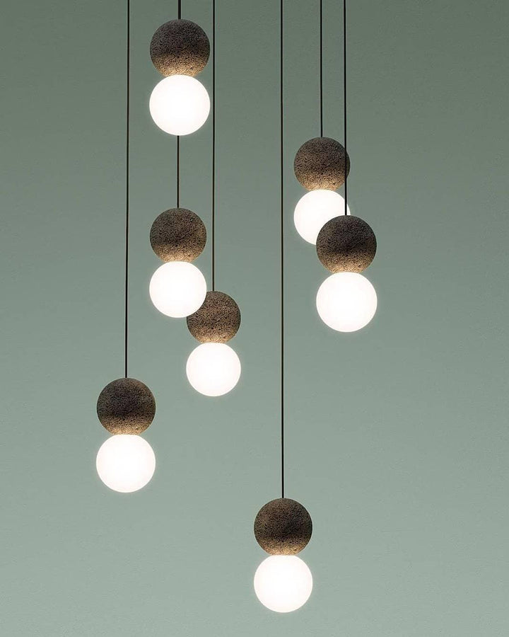 Solvicen Suspension Minimaliste en Ciment - Neutralighting