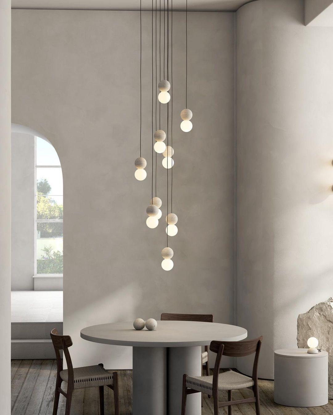 Gemma Lampe Pendante Moderne en Ciment - Neutralighting