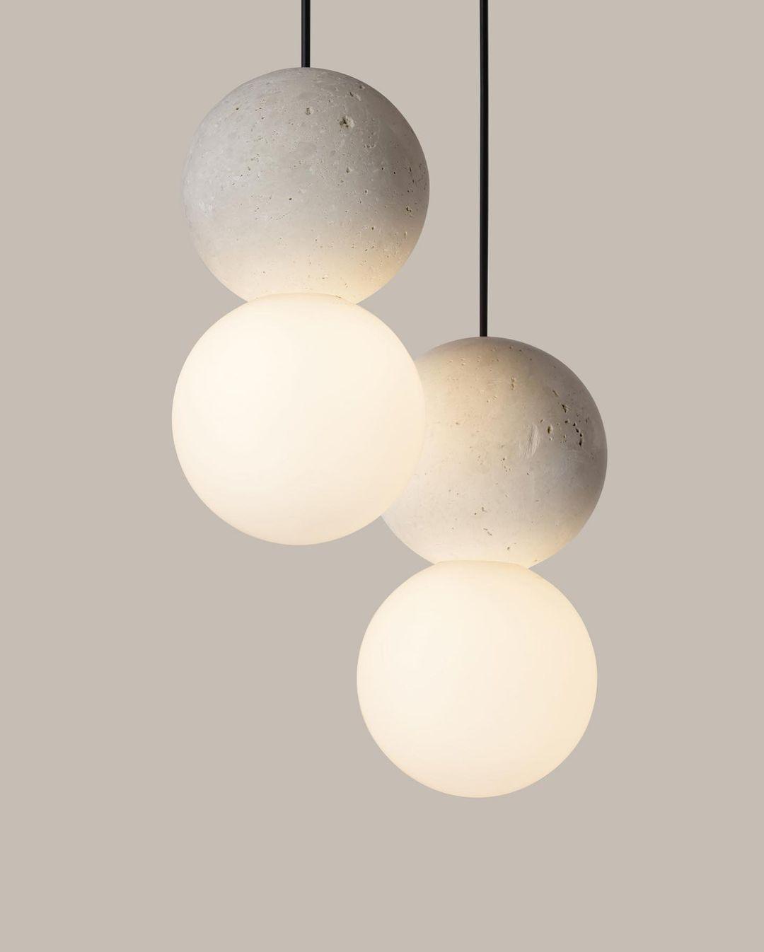 Gemma Lampe Pendante Moderne en Ciment - Neutralighting