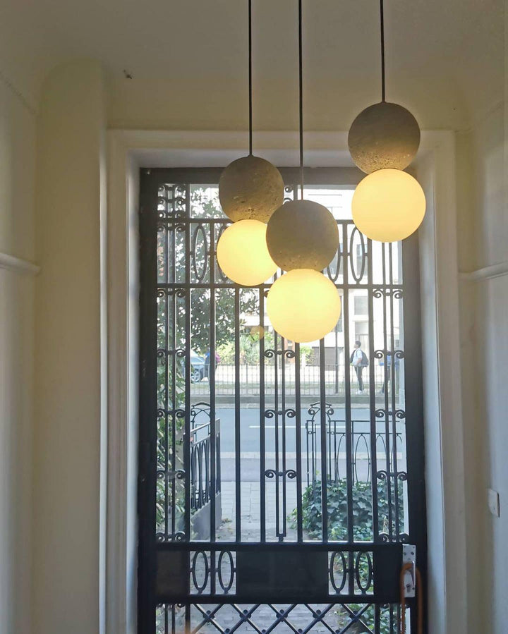 Solvicen Suspension Minimaliste en Ciment - Neutralighting