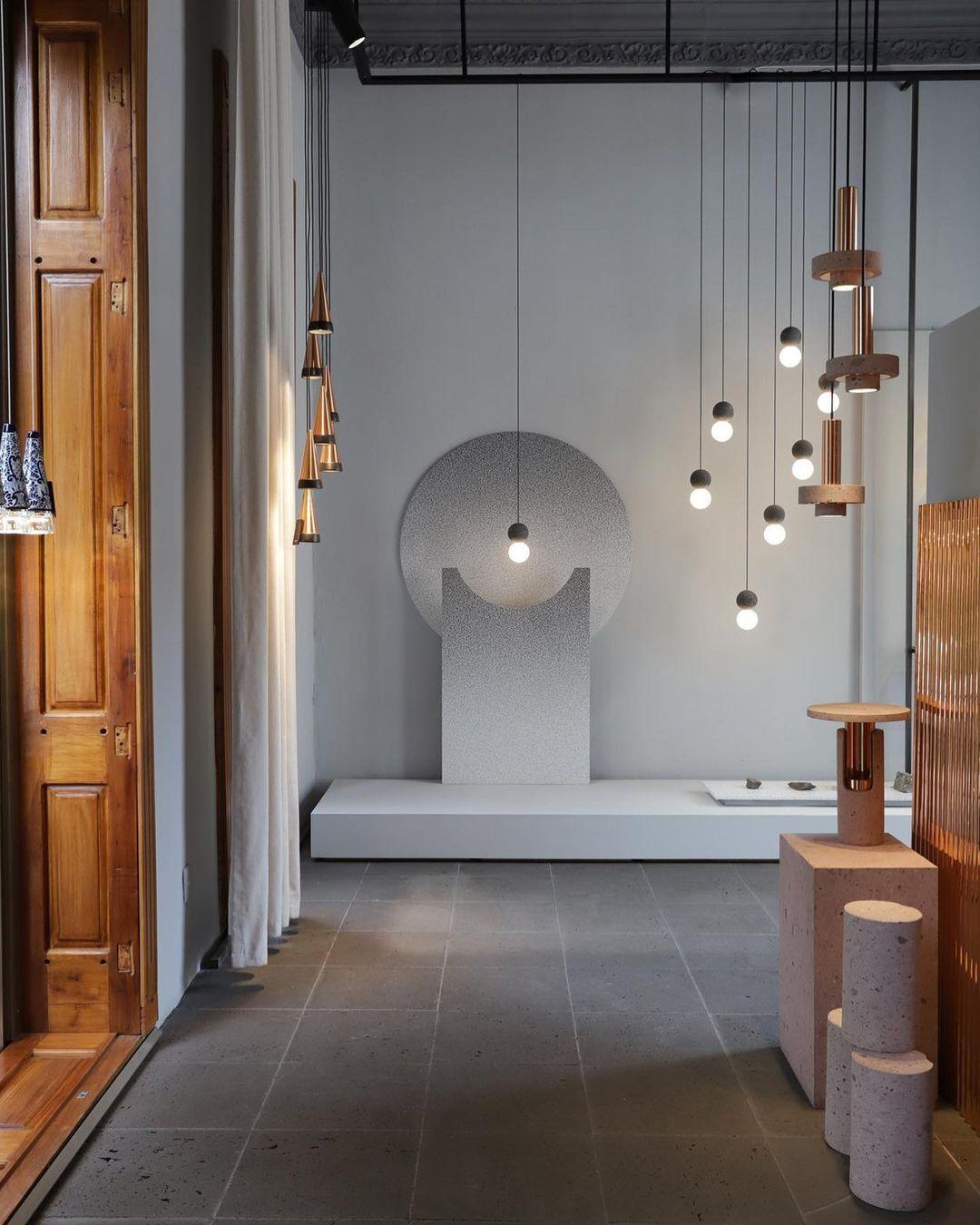 Solvicen Suspension Minimaliste en Ciment - Neutralighting