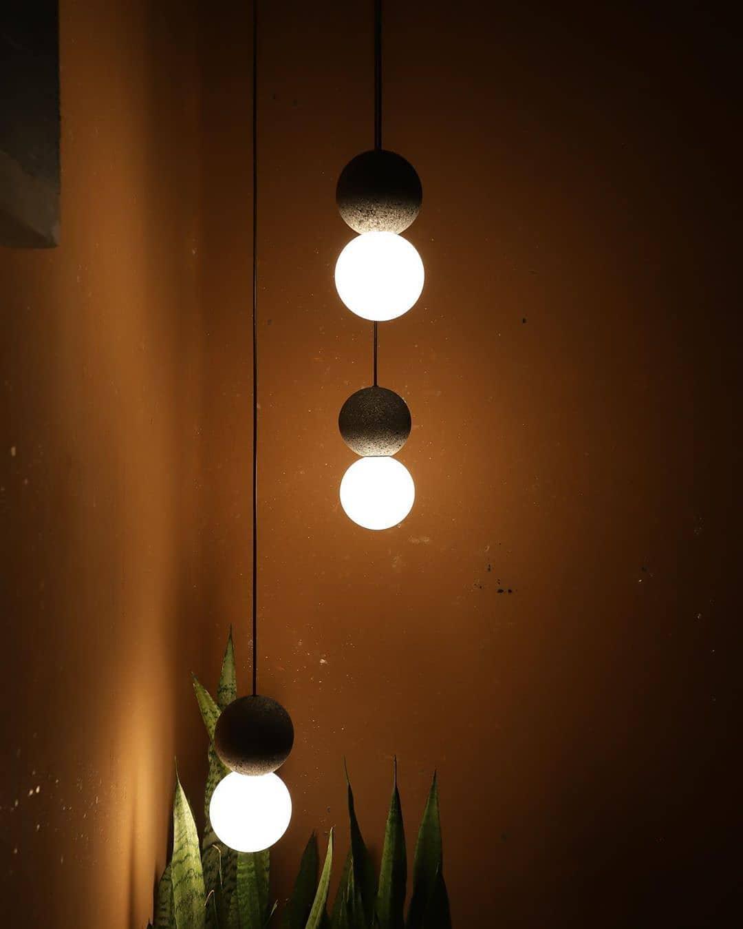 Solvicen Suspension Minimaliste en Ciment - Neutralighting