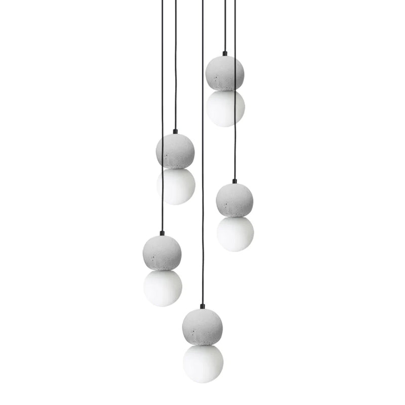 Solvicen Suspension Minimaliste en Ciment - Neutralighting