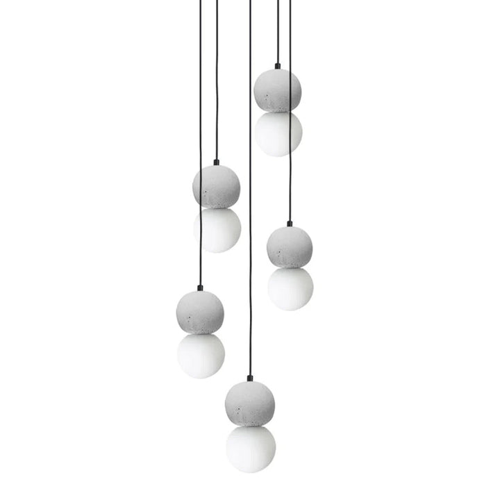Solvicen Suspension Minimaliste en Ciment - Neutralighting