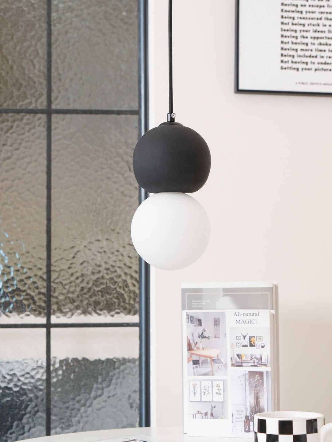 Solvicen Suspension Minimaliste en Ciment - Neutralighting