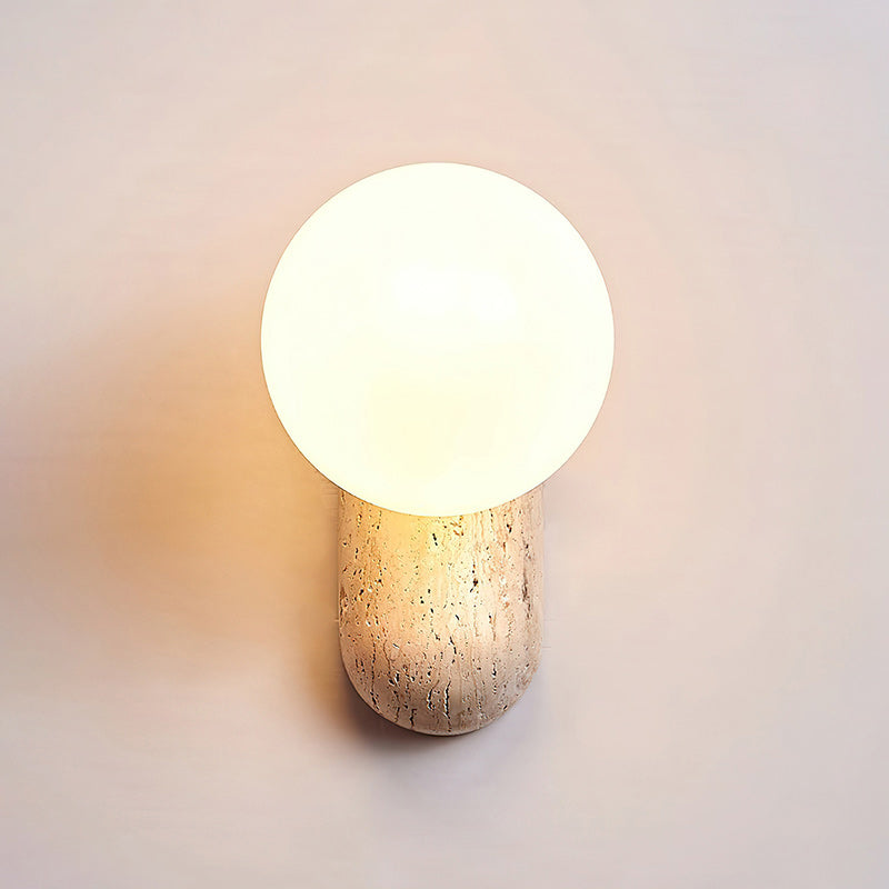 Colaeira Applique Murale Moderne Minimaliste en Travertin - Neutralighting