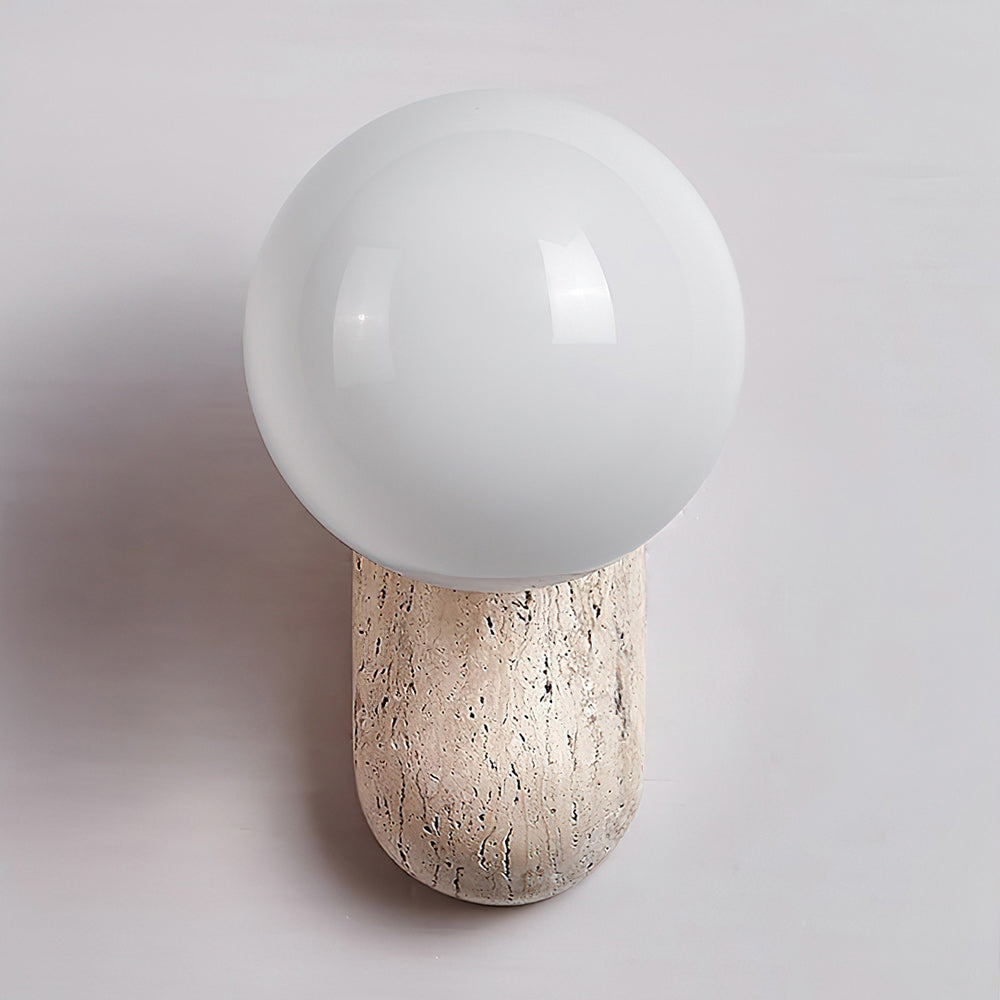 Colaeira Applique Murale Moderne Minimaliste en Travertin - Neutralighting