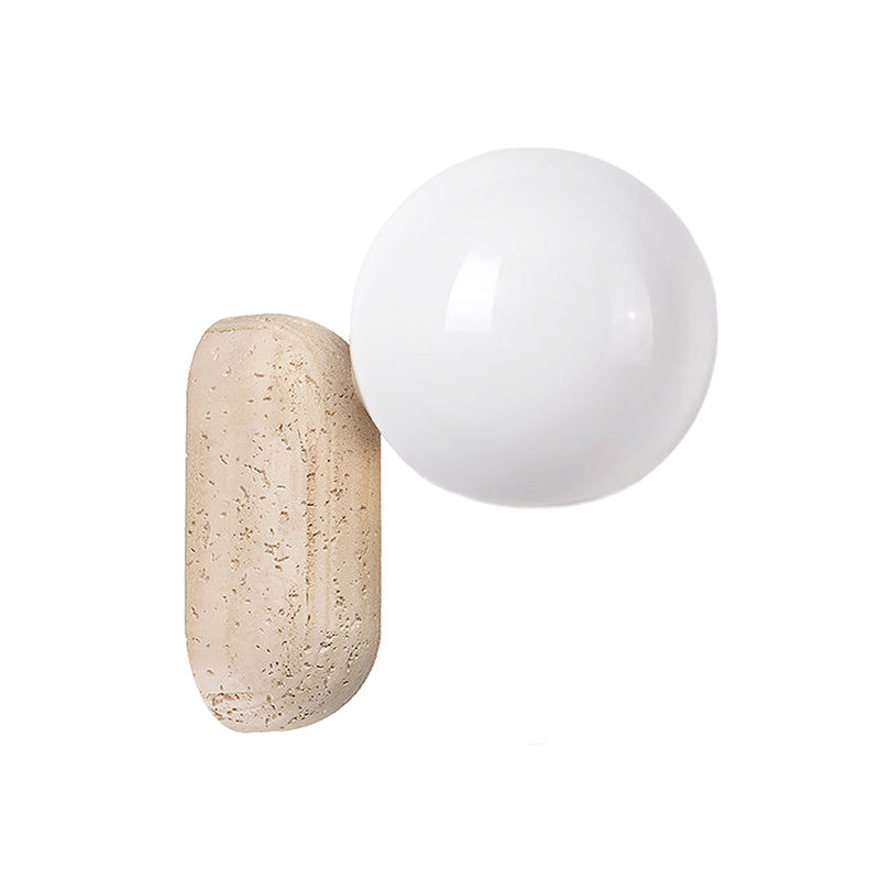 Colaeira Applique Murale Moderne Minimaliste en Travertin - Neutralighting