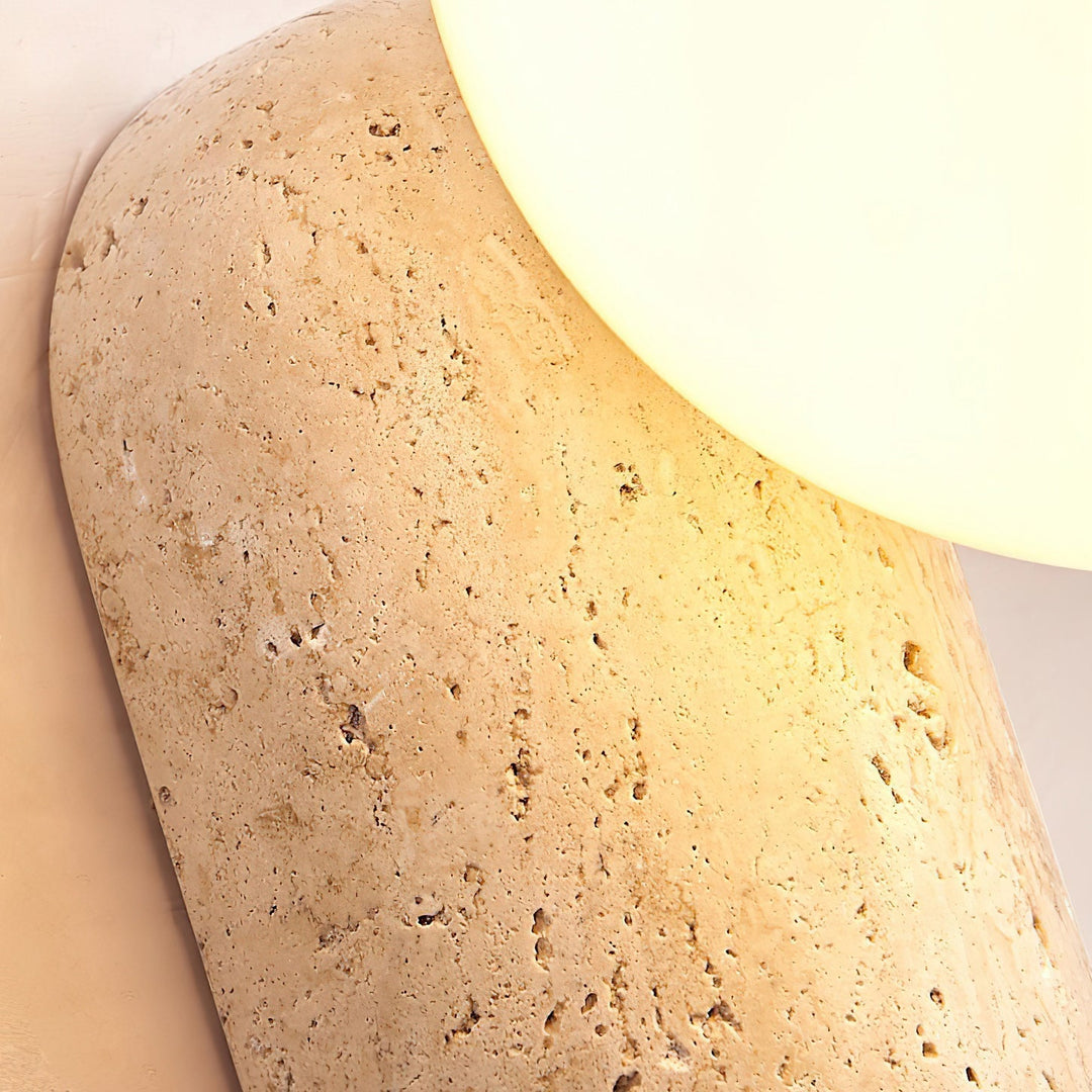 Colaeira Applique Murale Moderne Minimaliste en Travertin - Neutralighting