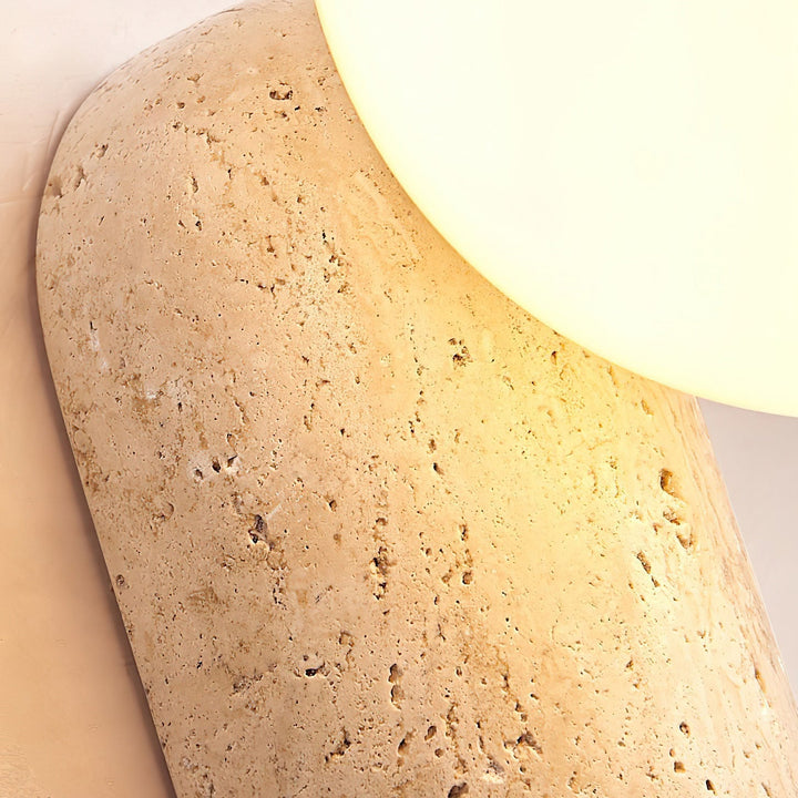 Colaeira Applique Murale Moderne Minimaliste en Travertin - Neutralighting