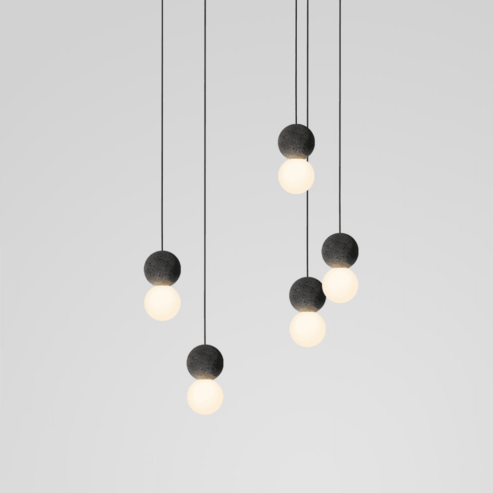 Solvicen Suspension Minimaliste en Ciment - Neutralighting