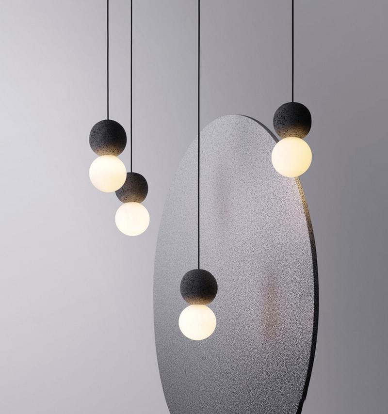 Solvicen Suspension Minimaliste en Ciment - Neutralighting
