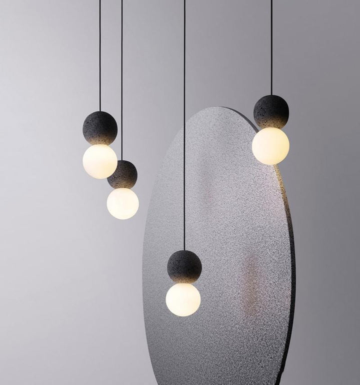 Solvicen Suspension Minimaliste en Ciment - Neutralighting