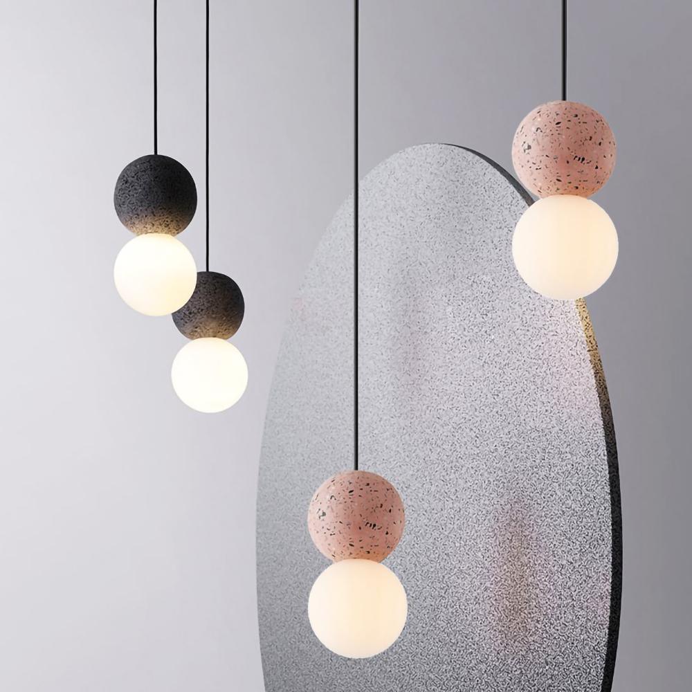 Solvicen Suspension Minimaliste en Ciment - Neutralighting