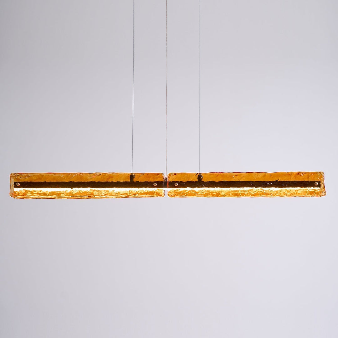 Avnorira Suspension Linéaire en Verre Minimaliste - Neutralighting