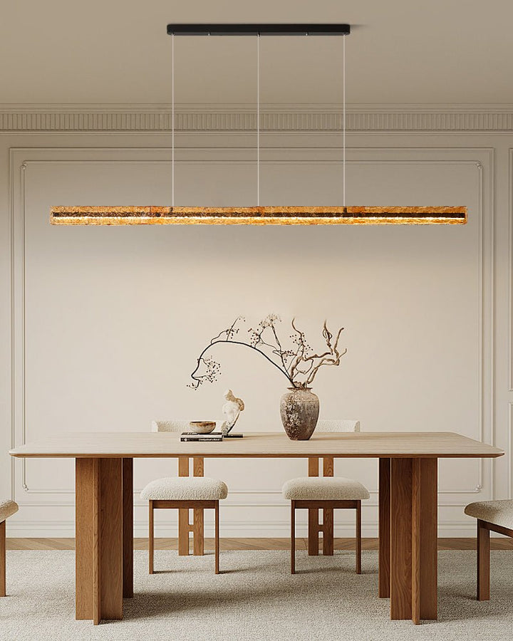 Avnorira Suspension Linéaire en Verre Minimaliste - Neutralighting