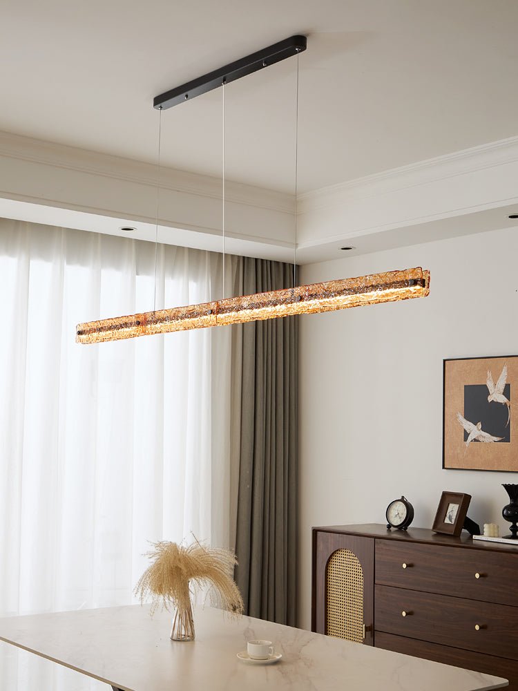 Avnorira Suspension Linéaire en Verre Minimaliste - Neutralighting
