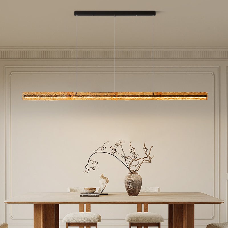 Avnorira Suspension Linéaire en Verre Minimaliste - Neutralighting