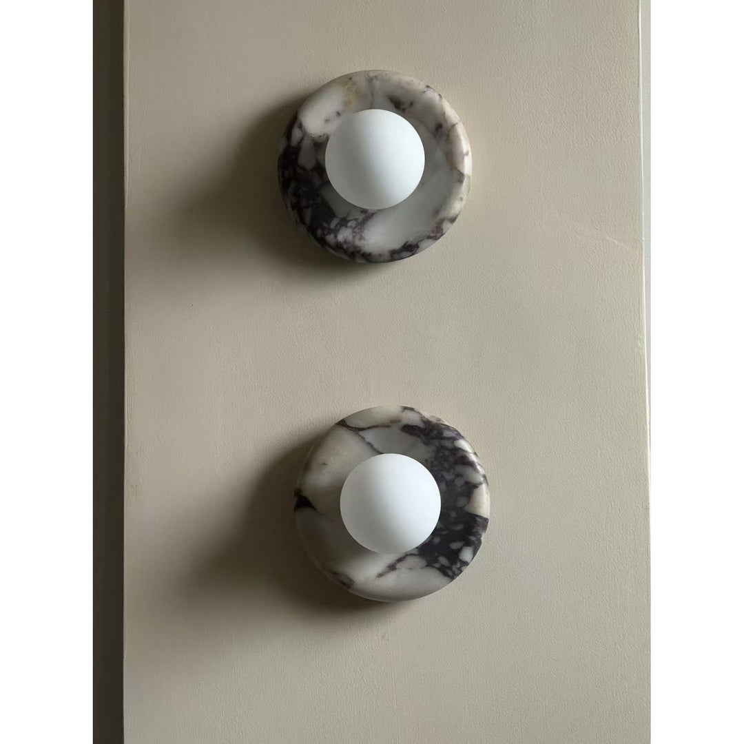 Zoraean Applique Murale Marbre Blanc Élégance Premium - Neutralighting