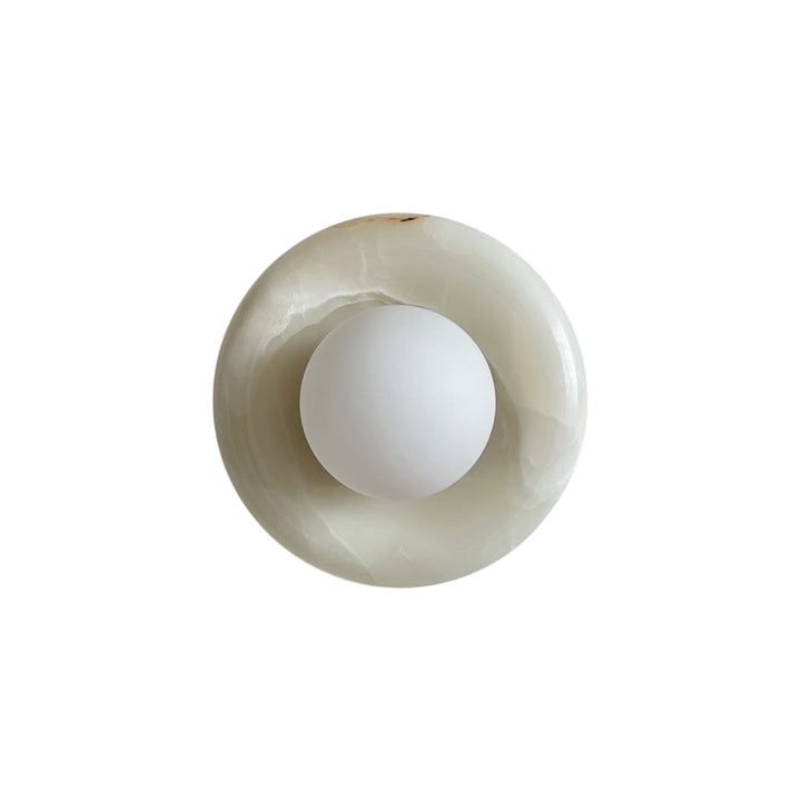 Aursilos Applique Murale Verre Jade Blanc Art Nordique Premium - Neutralighting