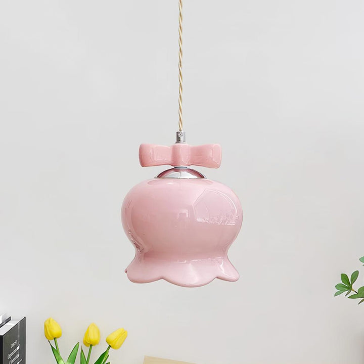 Orto Suspension Cloches de Fleurs avec Nœud - Neutralighting