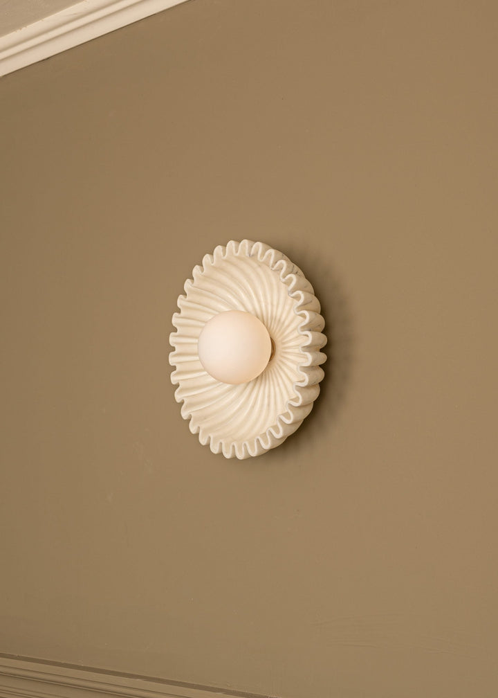 Ivvinen Applique Murale Marbre Verre Élégance Premium - Neutralighting