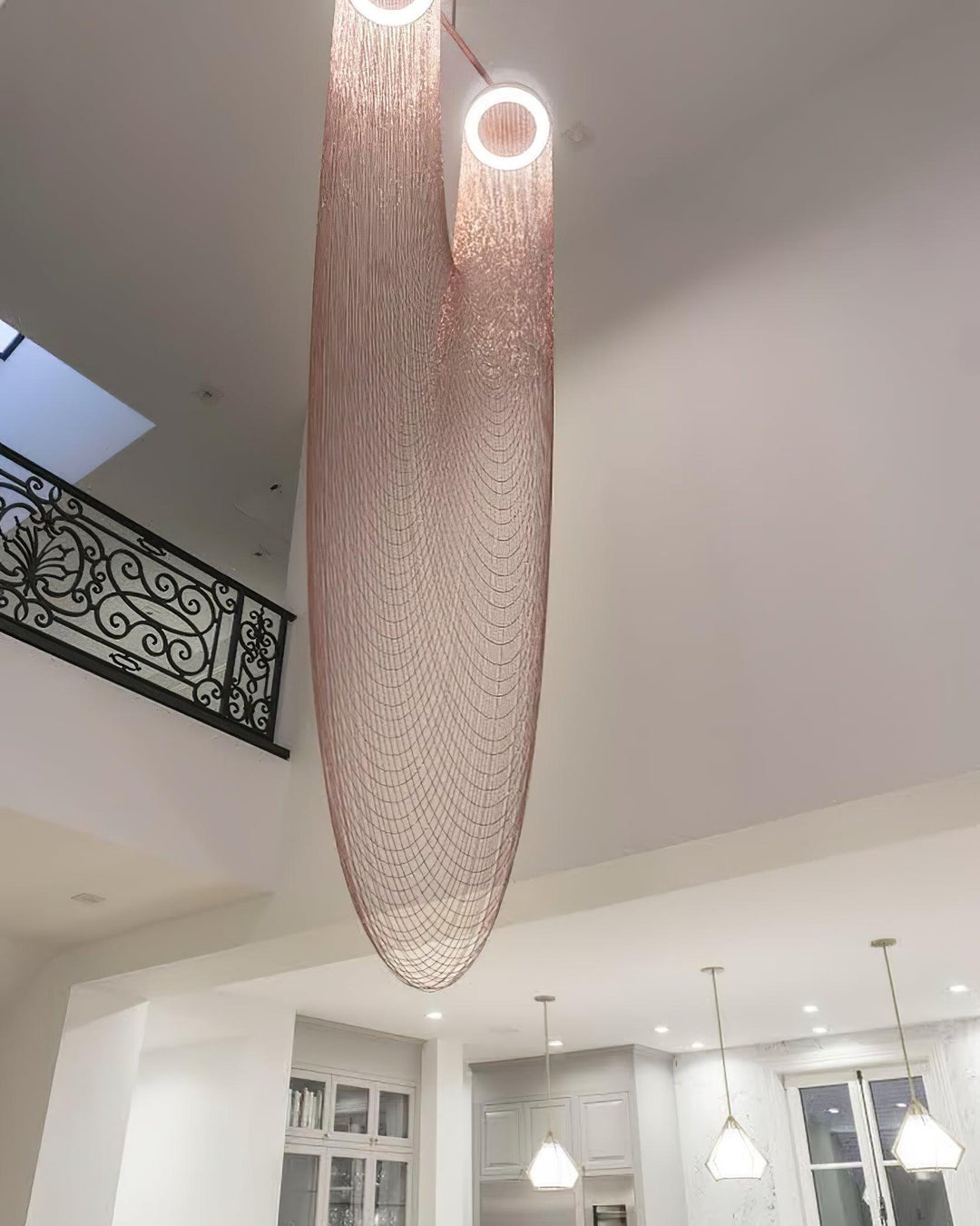 Lustra Lampe Pendante en Chaîne de Cuivre Moderne - Neutralighting