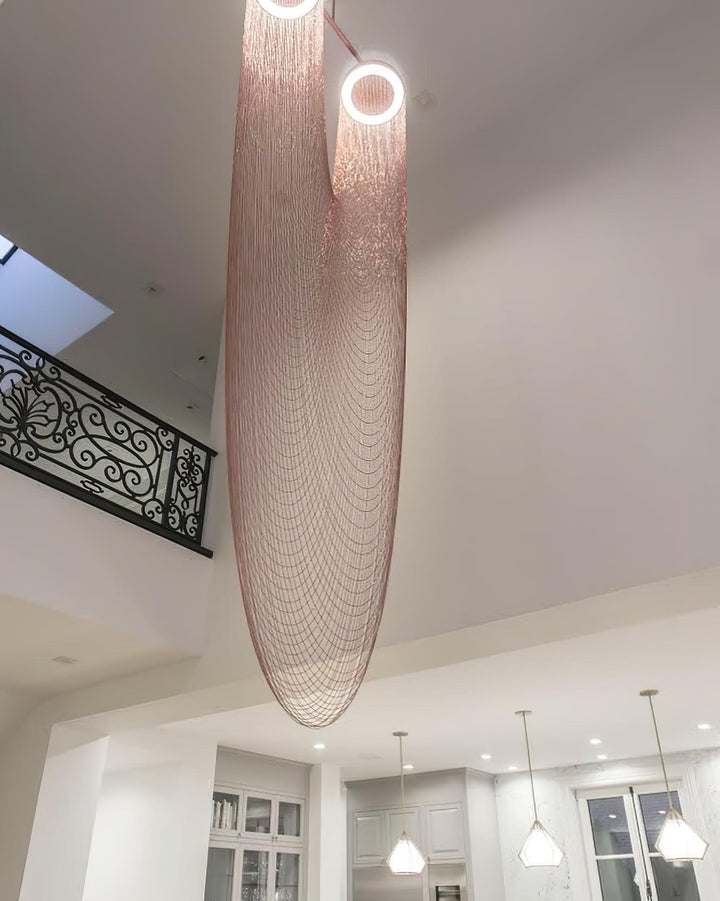 Lustra Lampe Pendante en Chaîne de Cuivre Moderne - Neutralighting