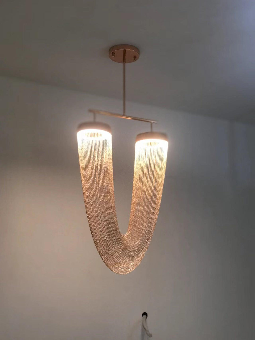 Lustra Lampe Pendante en Chaîne de Cuivre Moderne - Neutralighting