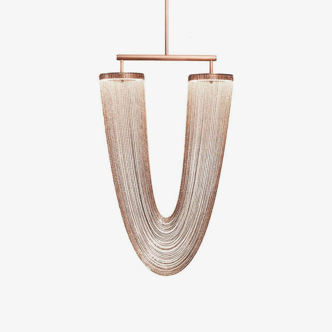 Lustra Lampe Pendante en Chaîne de Cuivre Moderne - Neutralighting