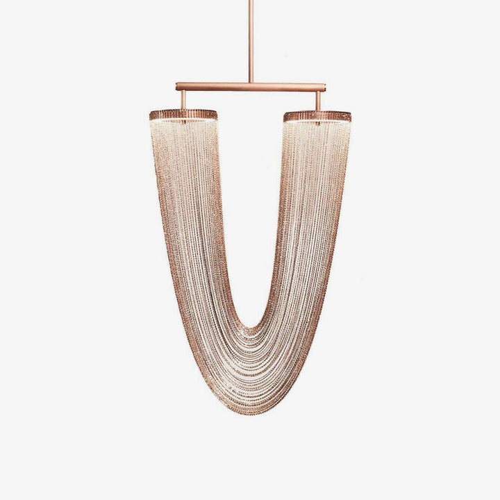 Lustra Lampe Pendante en Chaîne de Cuivre Moderne - Neutralighting
