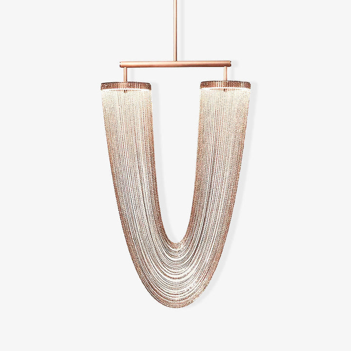 Lustra Lampe Pendante en Chaîne de Cuivre Moderne - Neutralighting