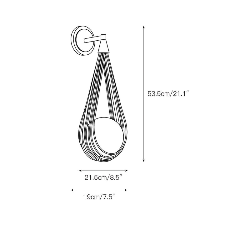 Zemirir Applique Murale Laiton Verre Minimaliste Moderne - Neutralighting